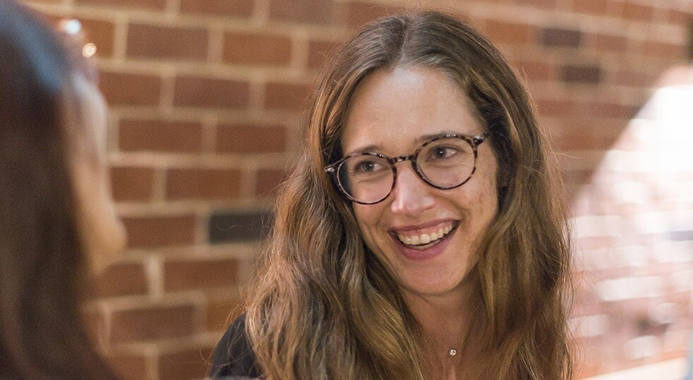 Cambridge student smiling.