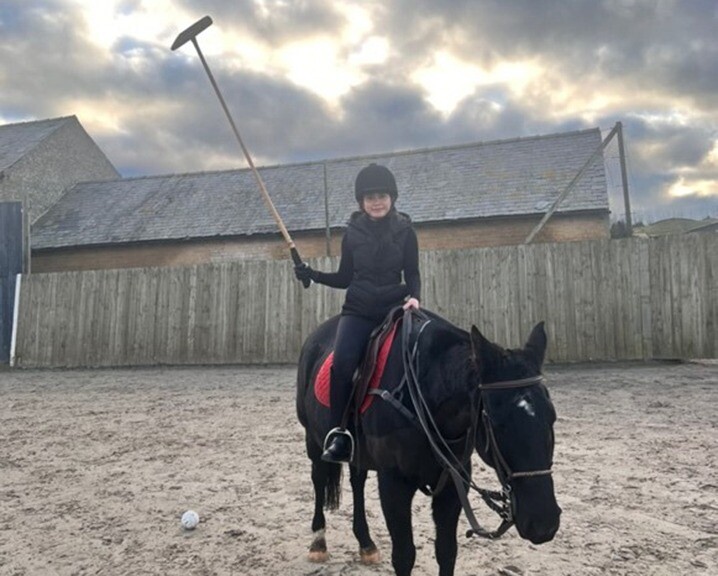 Polo session at Cambridge polo club.