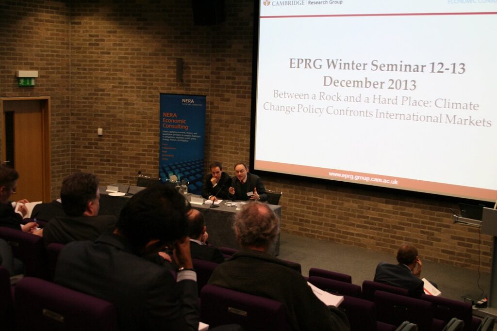 2013 EPRG Winter Seminar.