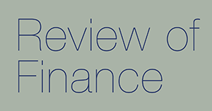 Review of Finance logo.